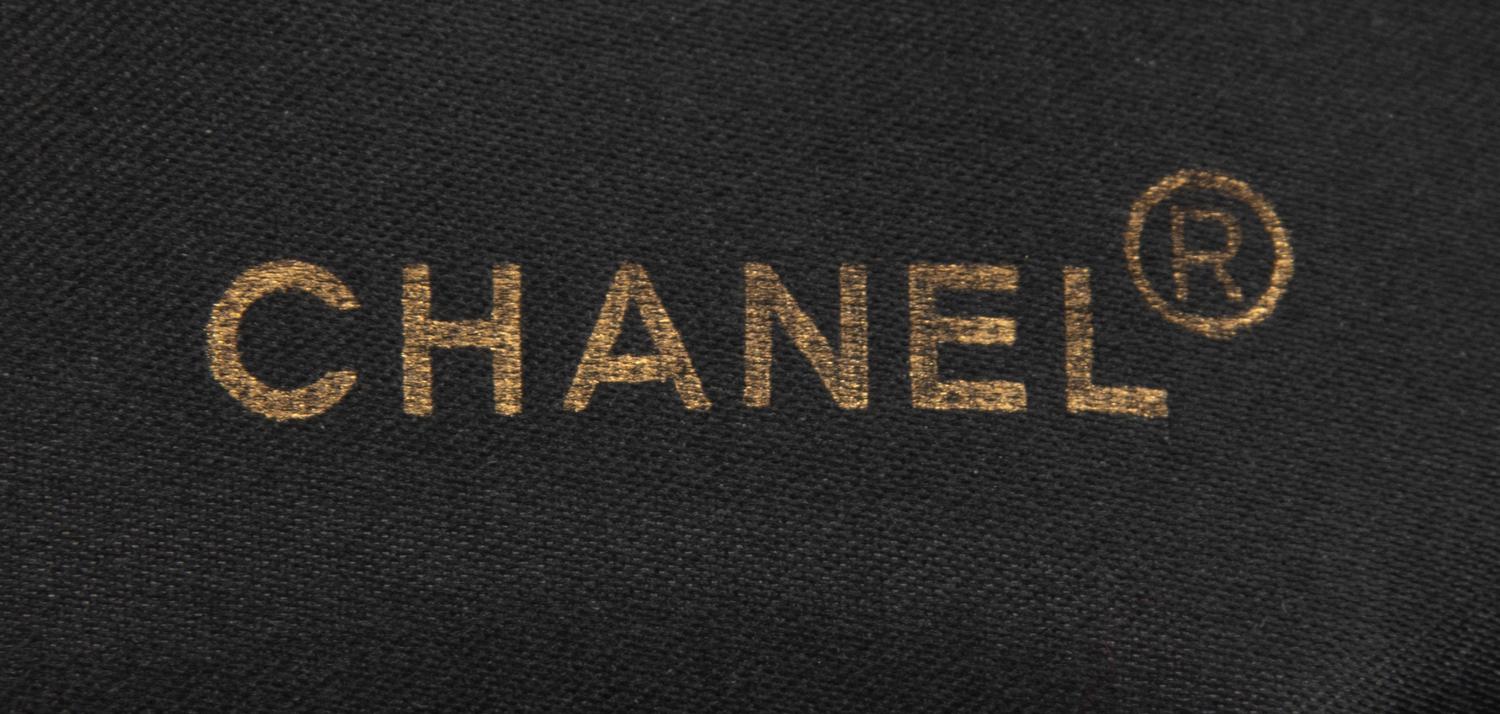 Chanel Black Patent Leather Handbag, 1980s
