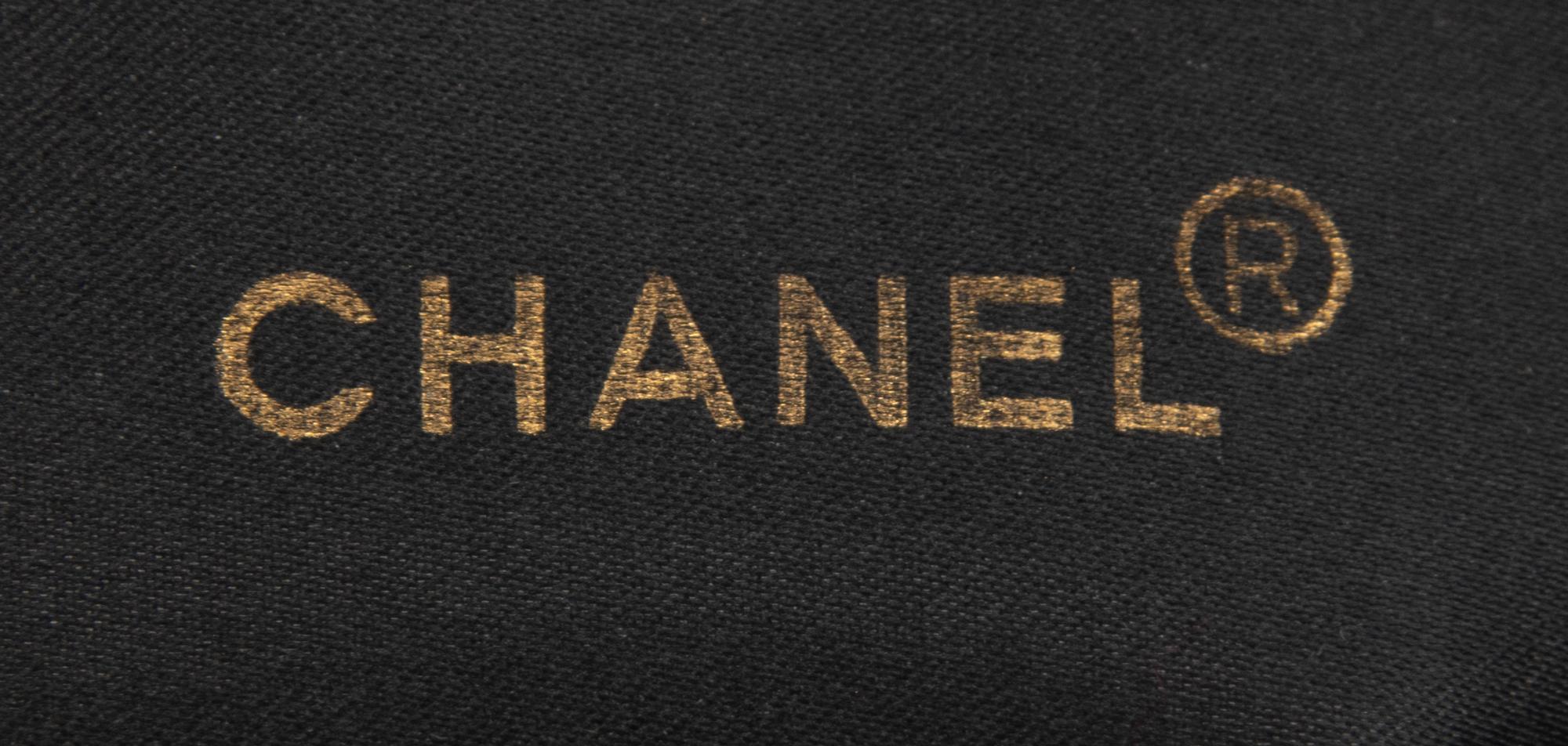 Chanel Black Patent Leather Handbag, 1980s