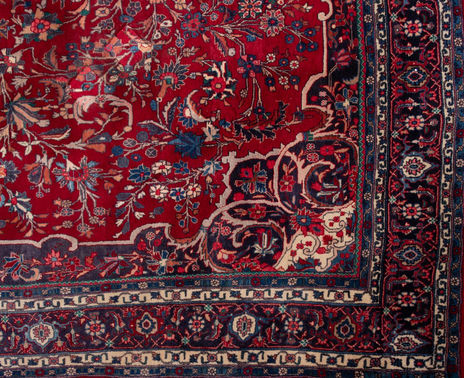 A Kashan Wool Rug