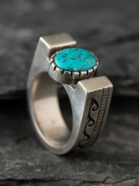 Sterling Silver and Turquoise Ring