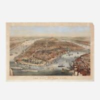 [Americana] [New York] Currier, (Nathaniel), and (James Merritt) Ives The City of New York