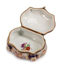 A Sevres Style Bronze-Mounted Porcelain Casket