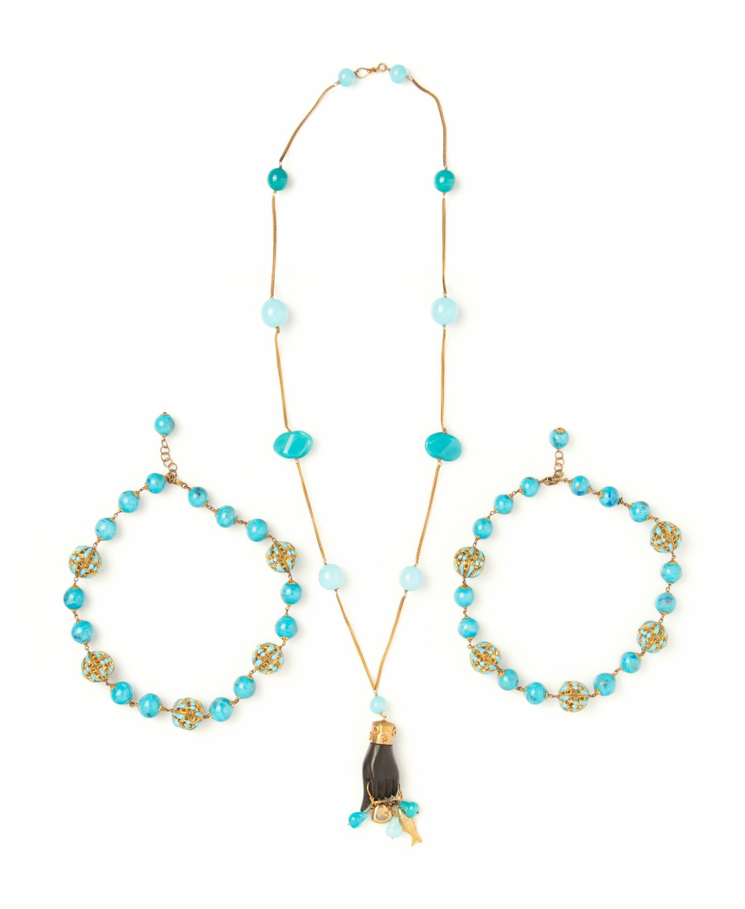 Three Necklaces: Two Chanel and One Attributed to Grosse, 1954-74