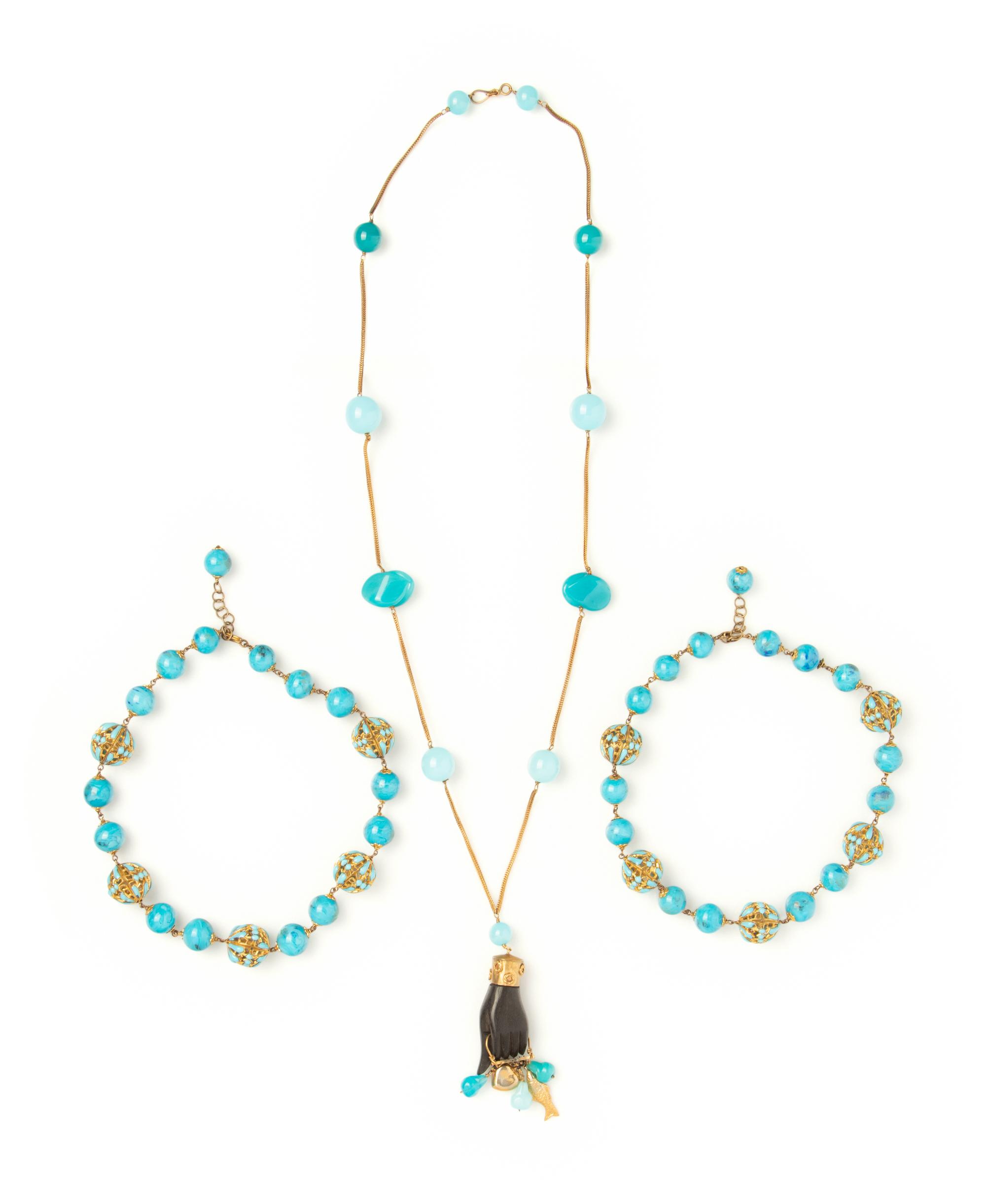 Three Necklaces: Two Chanel and One Attributed to Grosse, 1954-74