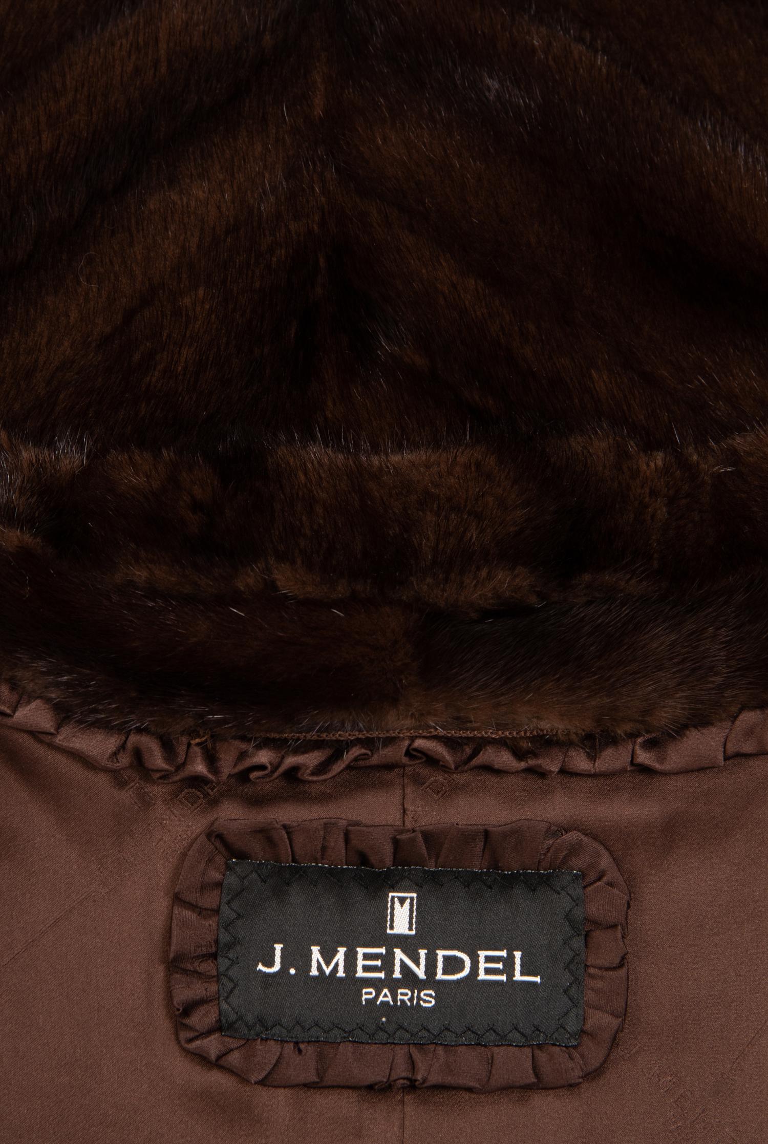 J. Mendel Sleeveless Mink Vest