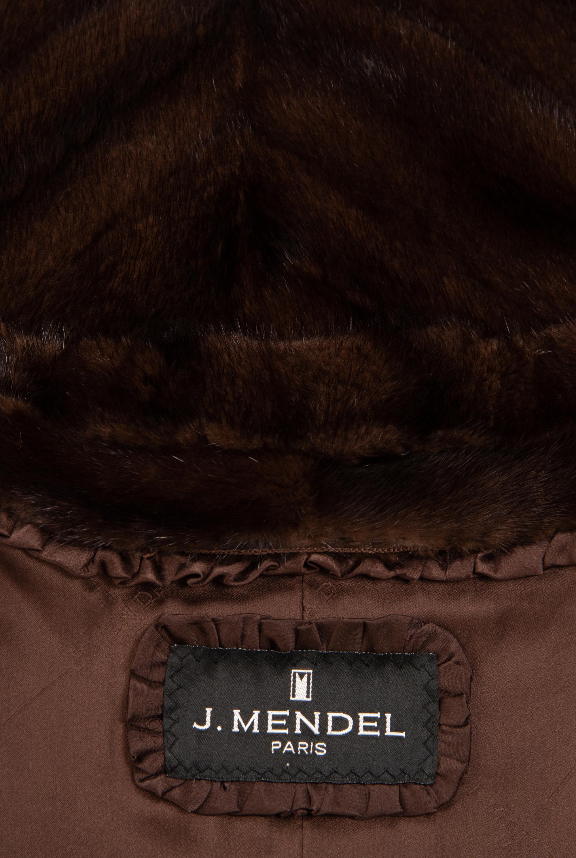 J. Mendel Sleeveless Mink Vest