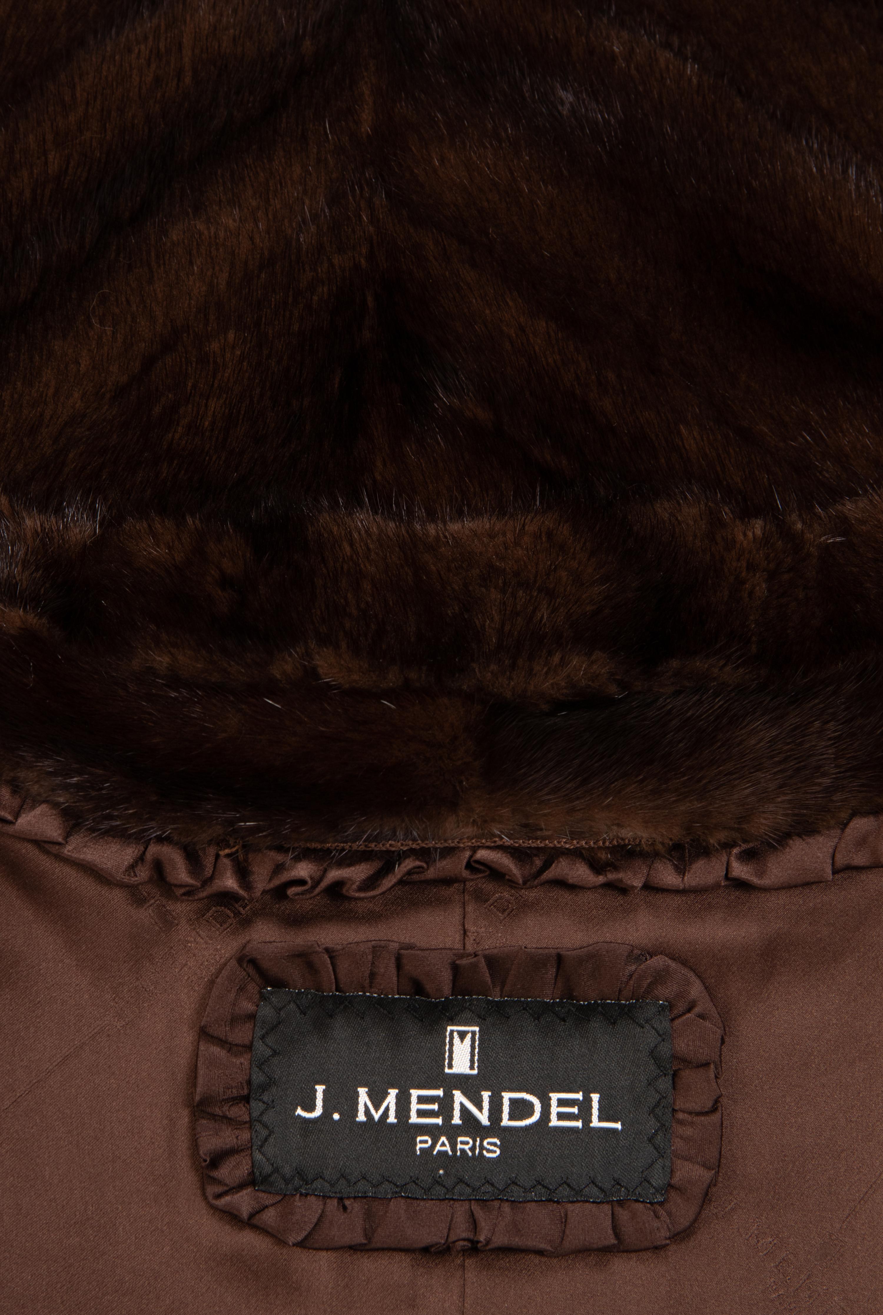 J. Mendel Sleeveless Mink Vest