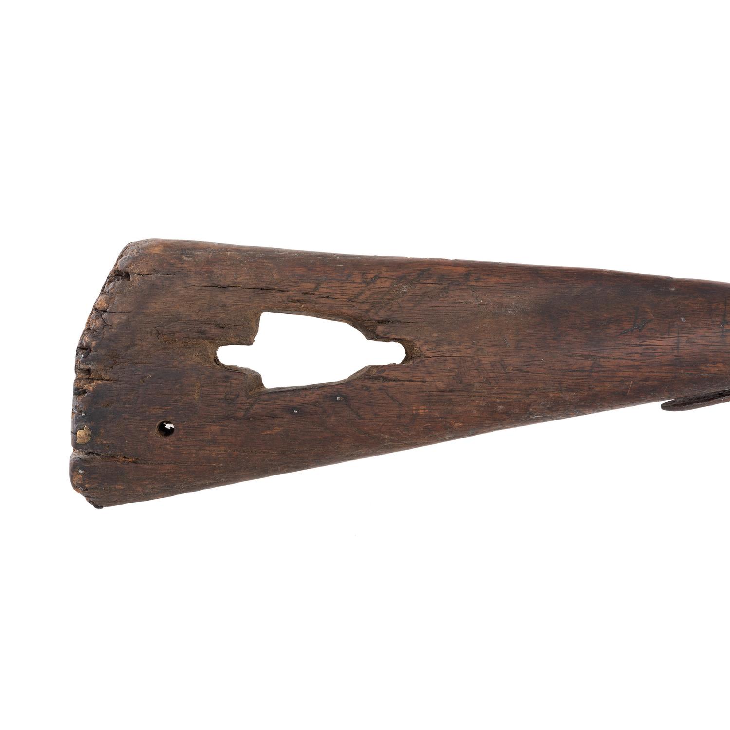 Native Altered Percussion Trade Gun by Isaac Hollis & Sons