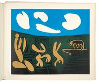 PICASSO, PABLO (1881-1973). Pablo Picasso Linoleum Cuts: Bacchanals, Women, Bulls & Bull Fighters. Harry N. Abrams: New York: 1962.