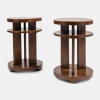 Pair of Art Deco Style Side Tables, c. 1950s
