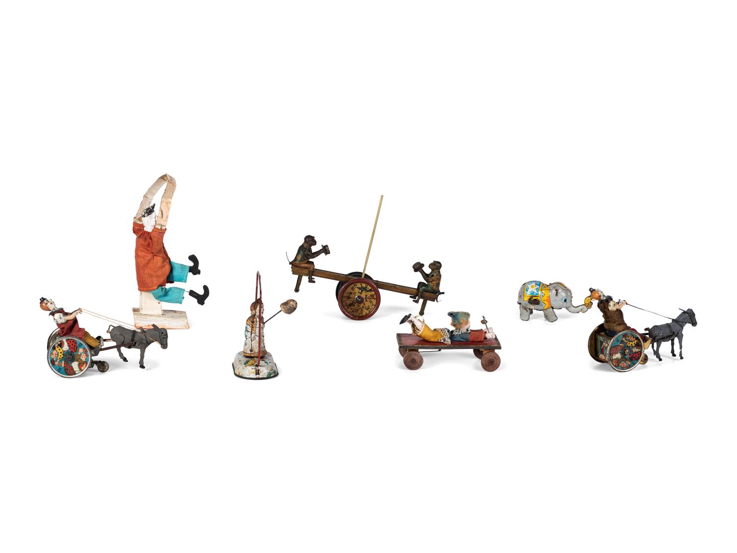 Seven Circus and Clown Toys