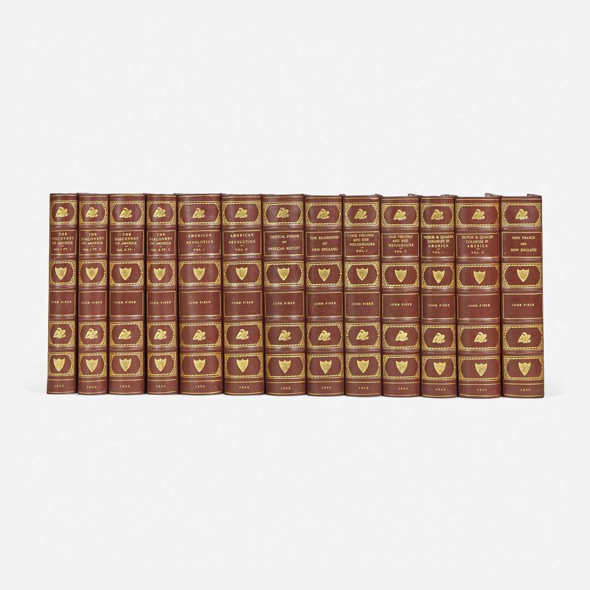 [Fine Bindings] Fiske, John Works