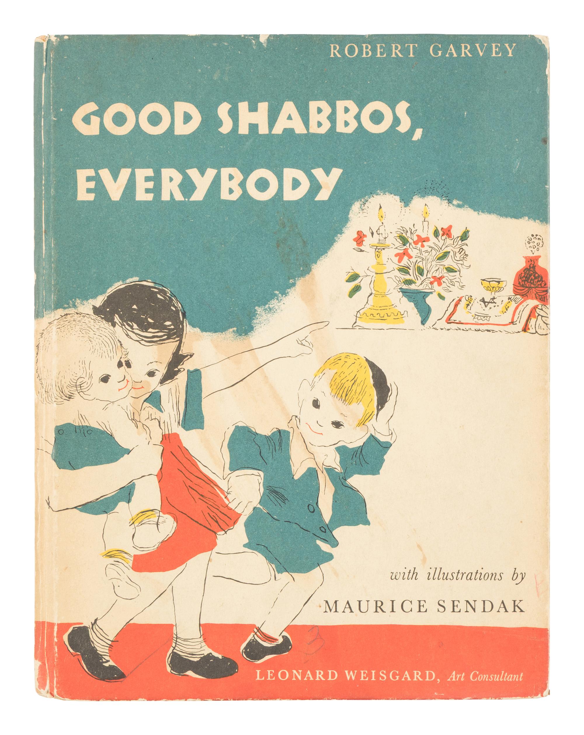 SENDAK, Maurice (1928-2012). Good Shabbos, Everybody . New York: United Synagogue Commission on Jewish Education, 1951.