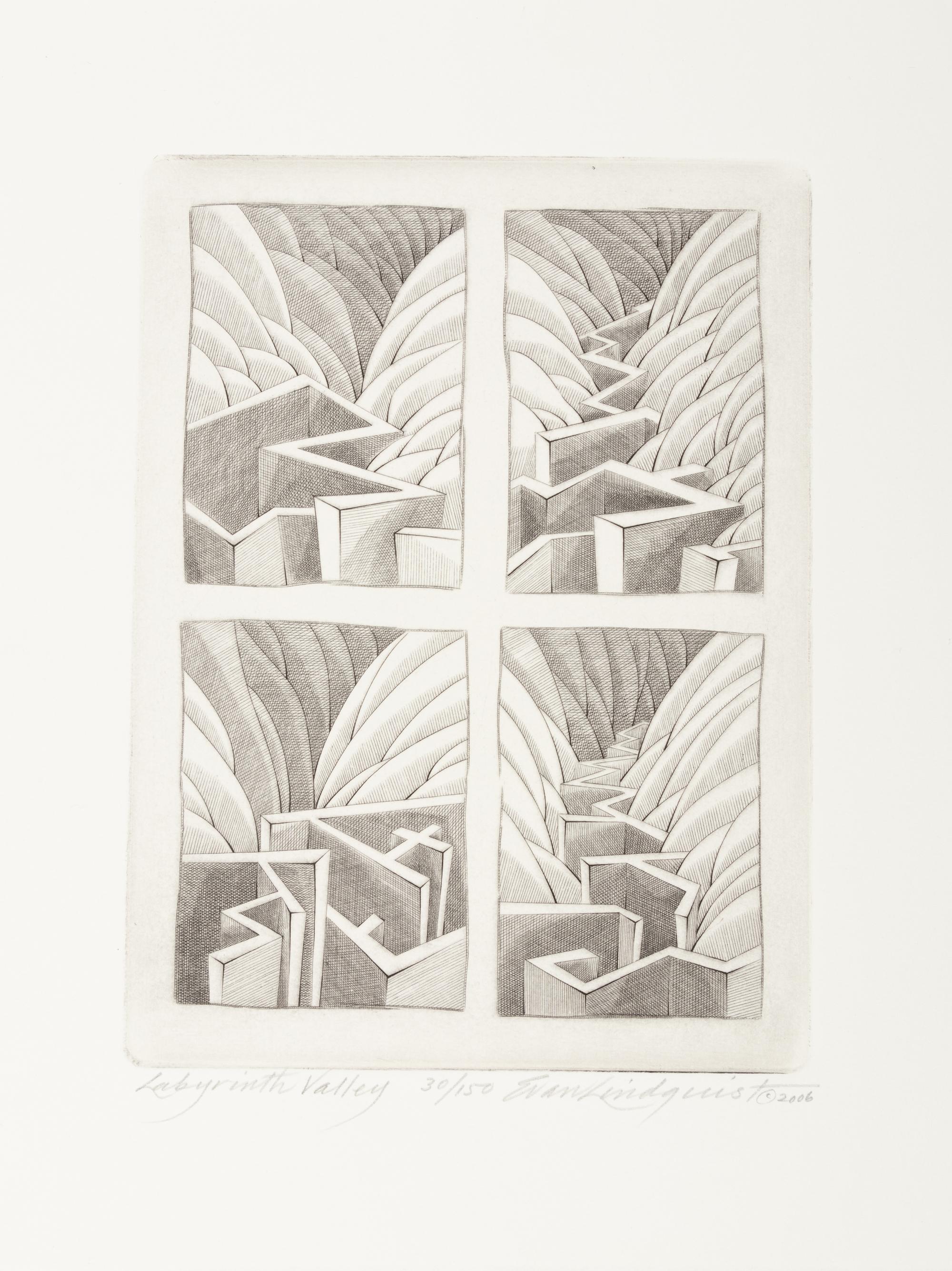Collection of eight prints from the Print Club of Albany