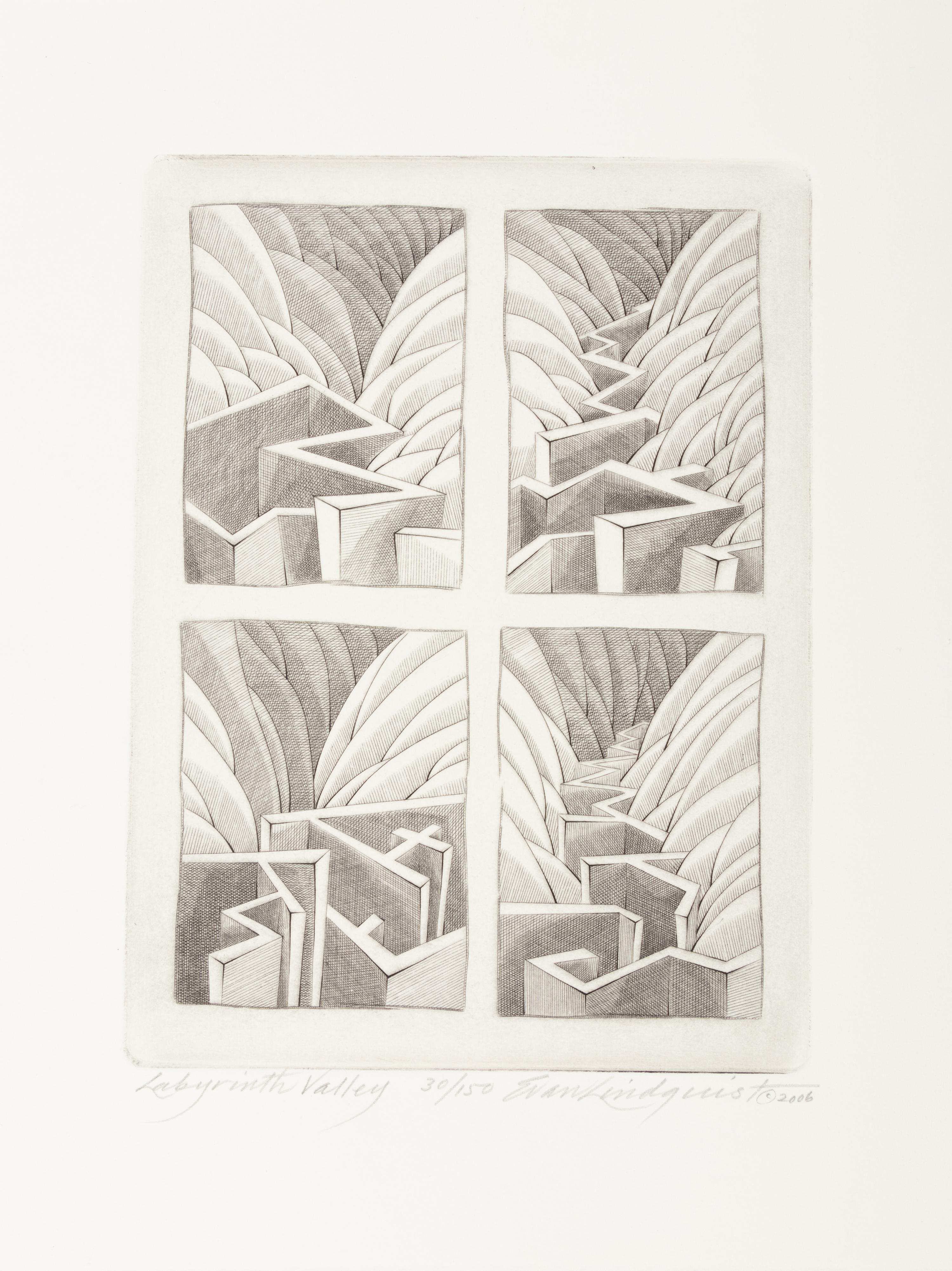 Collection of eight prints from the Print Club of Albany