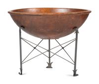 A Turned Wood Dough Bowl