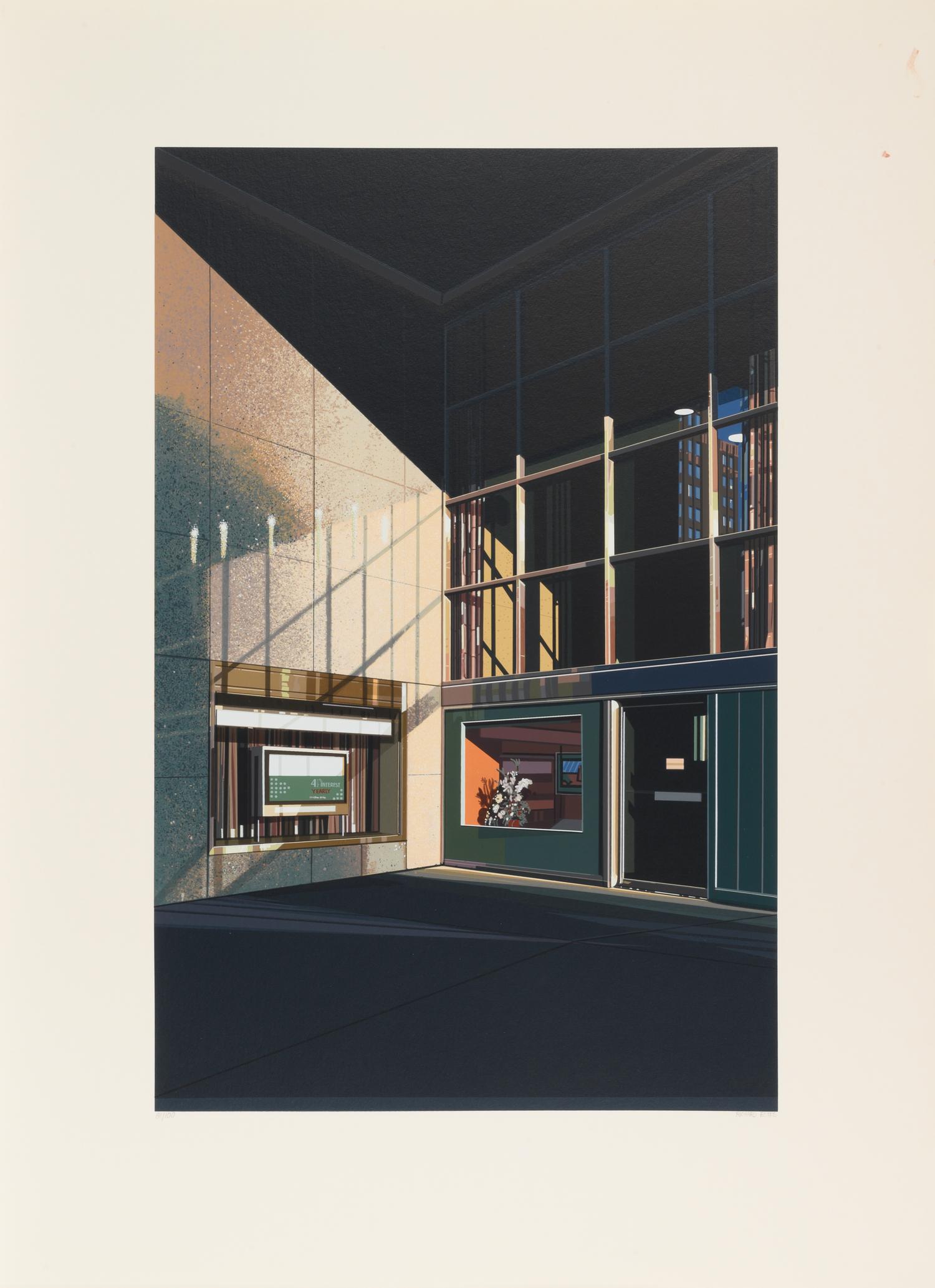 Urban Landscapes No. 2 (complete portfolio of 8 prints with original cloth portfolio)