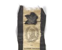 [Americana] [Lafayette, Marquis de] Silk Mourning Ribbon