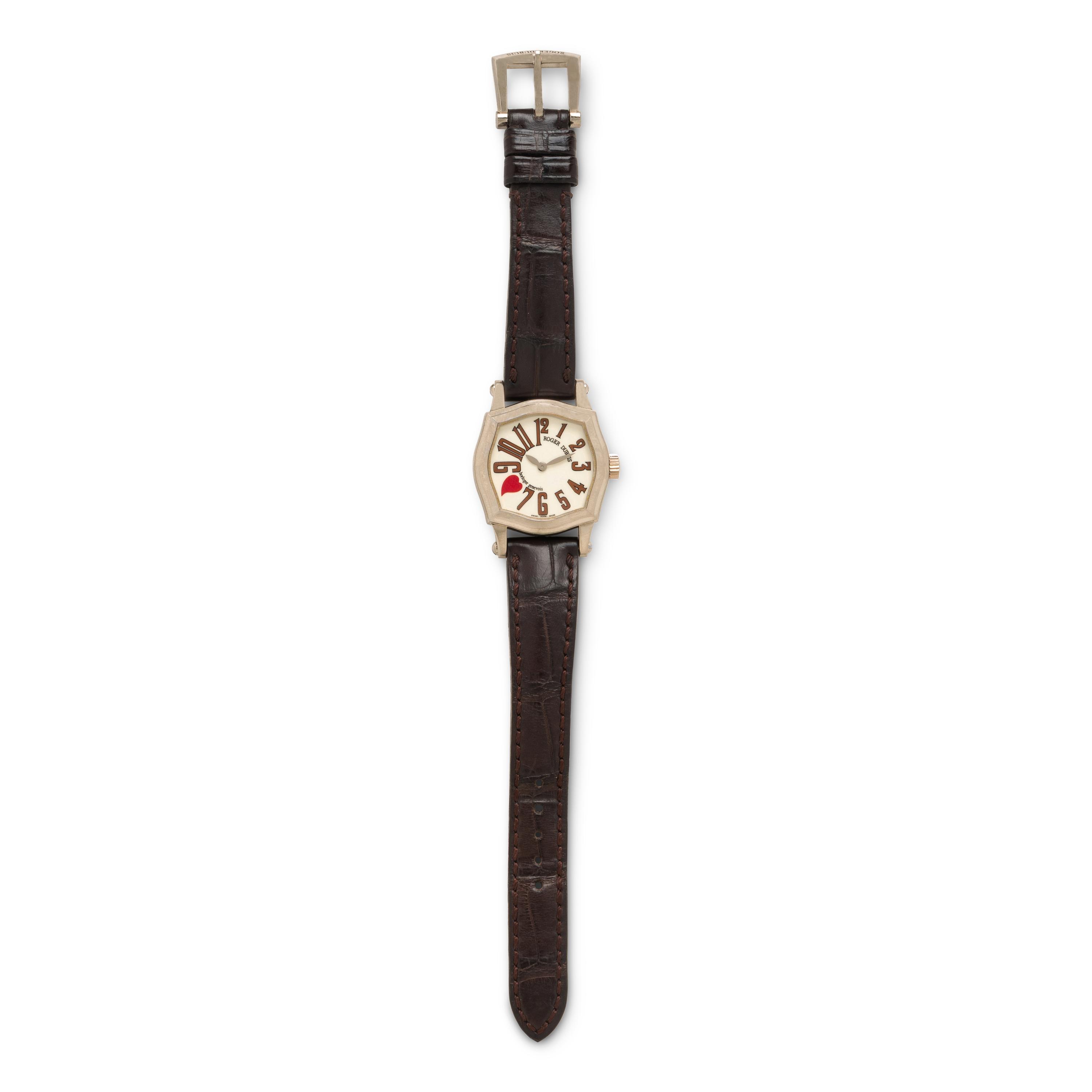 Roger Dubuis, Ref. S27 18 0, 18K White Gold 'Sympathie Heart' Watch, with Box