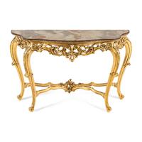 A Continental Giltwood Console Table