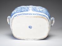An English Blue and White Transferware Foot Bath