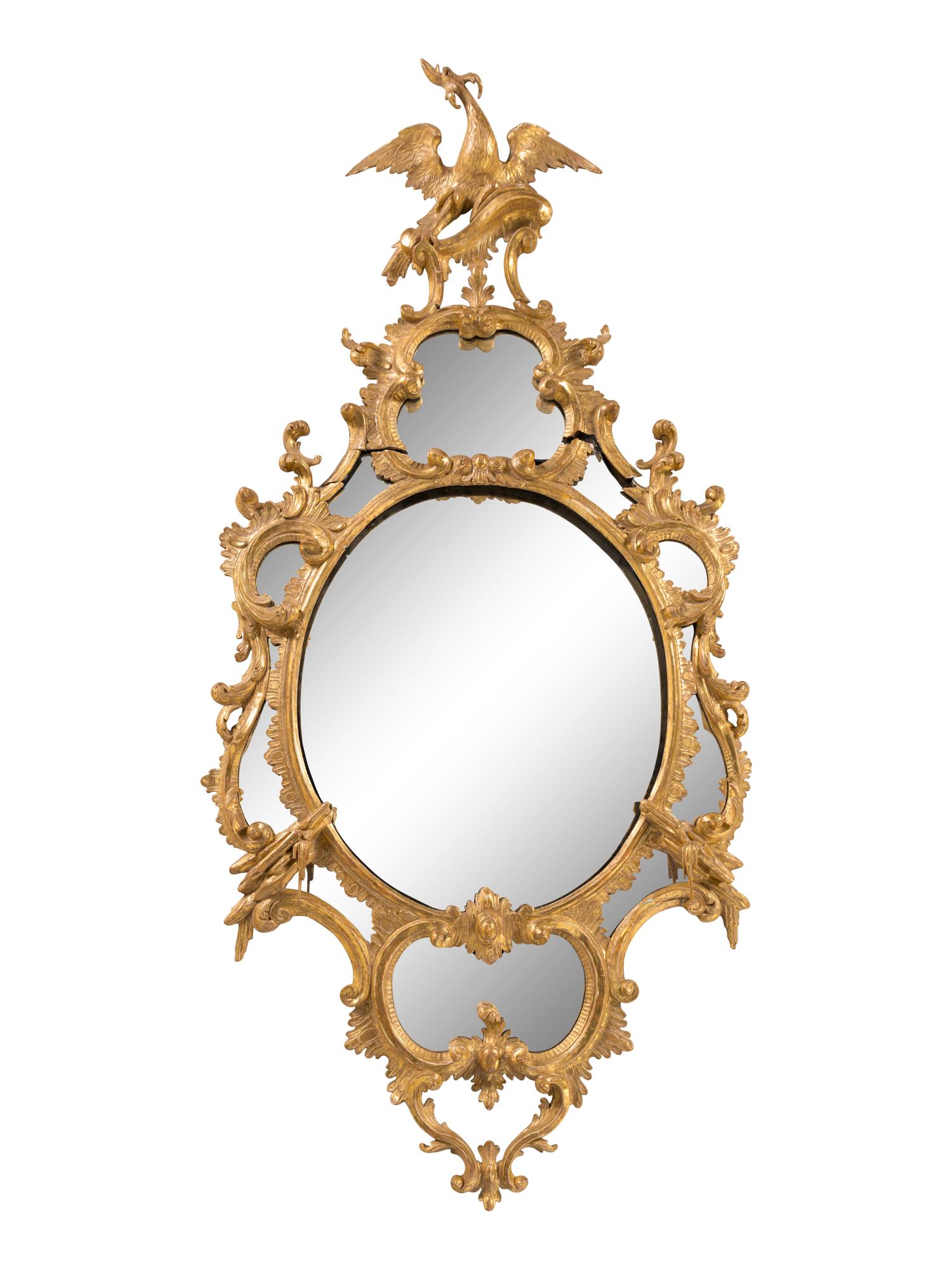 A George II Giltwood Mirror