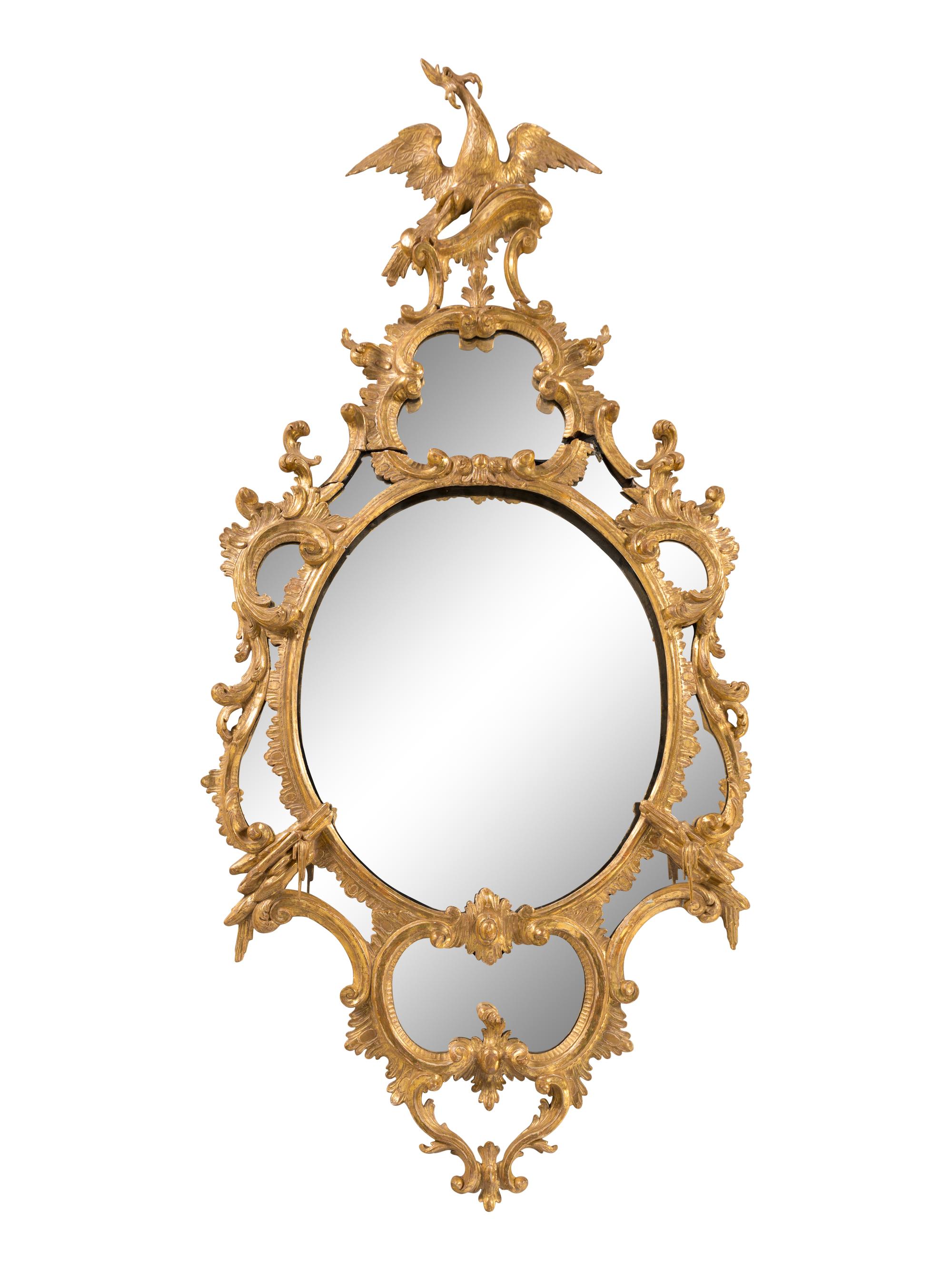 A George II Giltwood Mirror