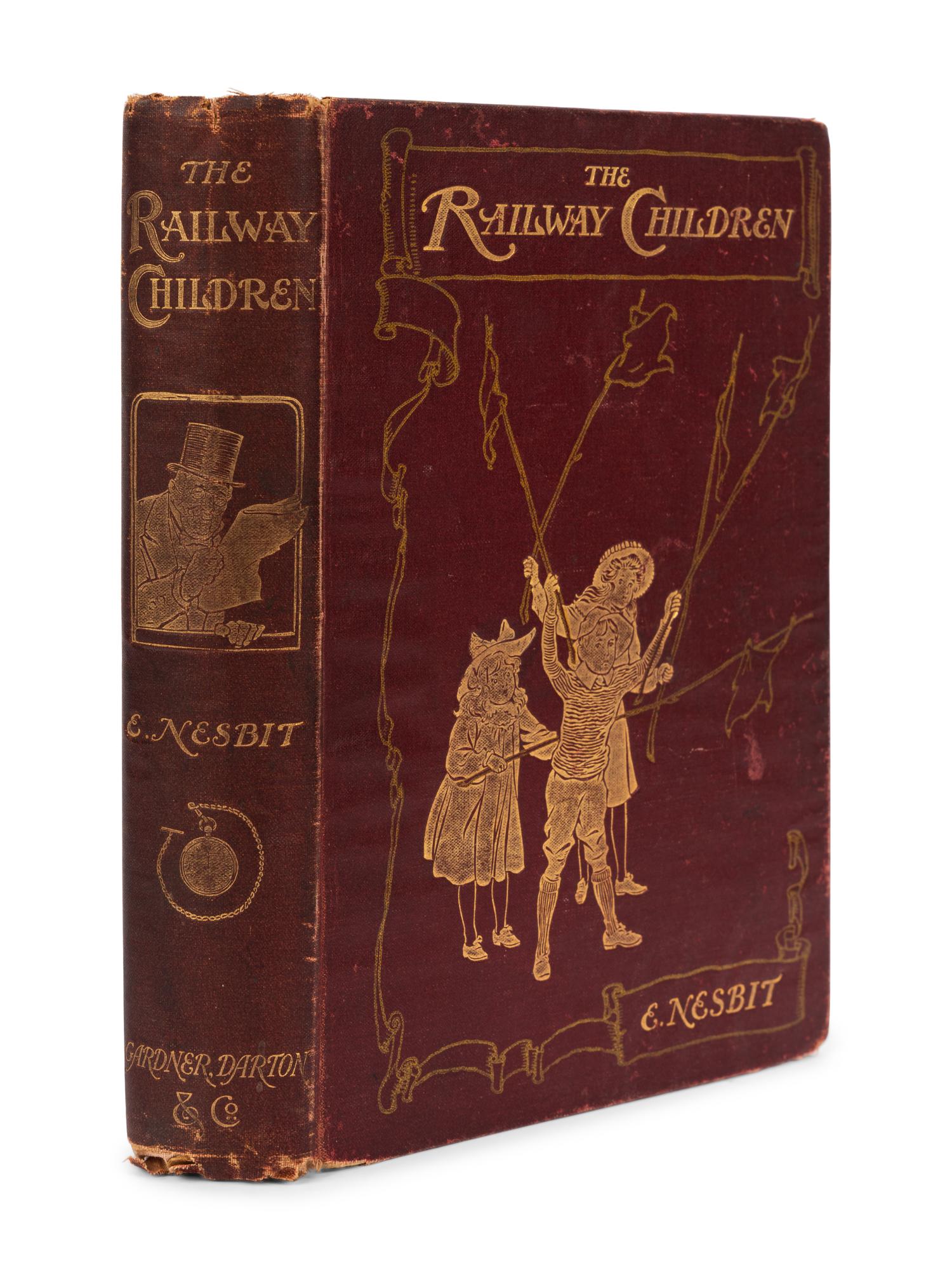 NESBIT, Edith (1858-1924). Railway Children. London: Wells Gardner, Darlton, & Co., 1906.