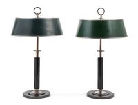 Erik Tidstrand, (Swedish), AB Nordiska Kompaniet, c. 1932 pair of table lamps, model no. 27524