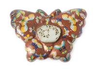 A Jade Mounted Cloisonne Enamel Box and Cover Width 12 1/2 inches.