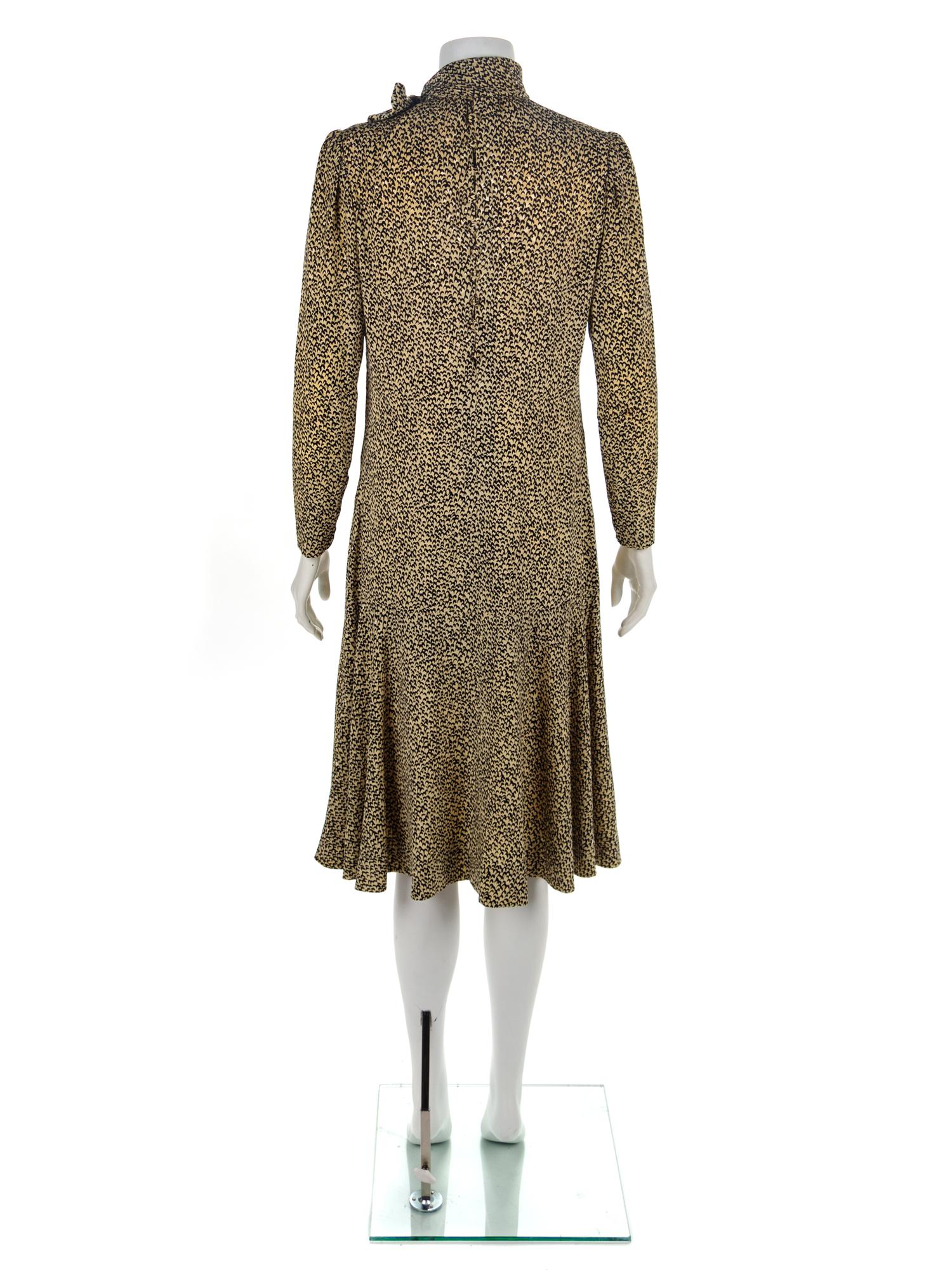 Yves Saint Laurent Haute Couture Dress, c.1975