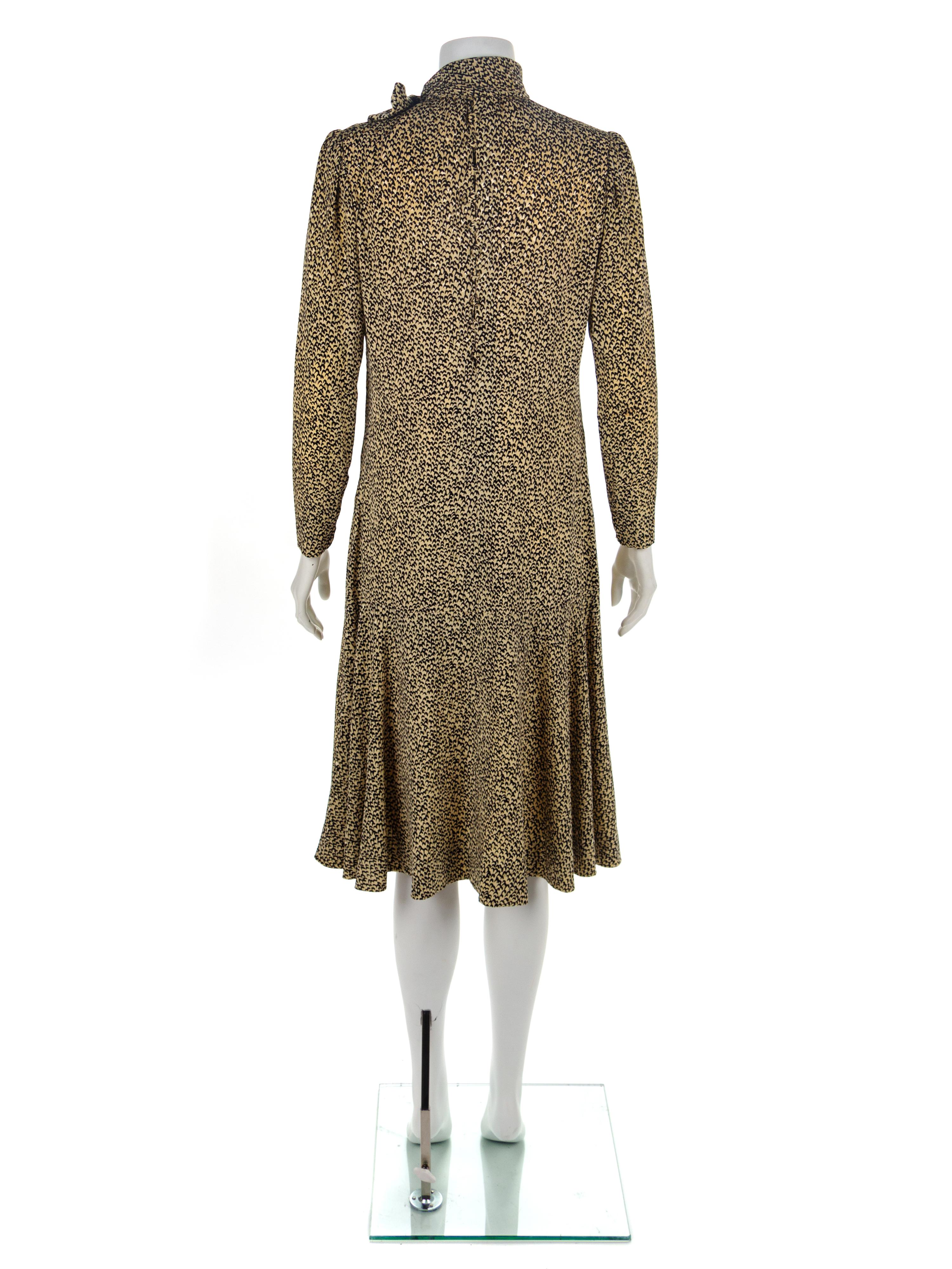 Yves Saint Laurent Haute Couture Dress, c.1975