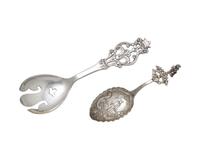 A Group of Five Continental Silver Items