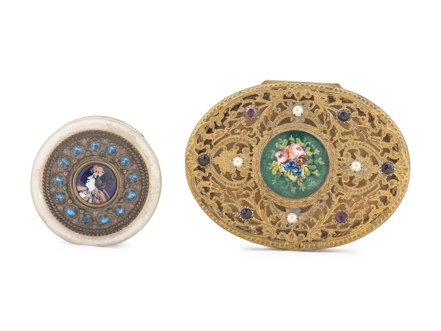 Two Antique Compacts — EARLY 19TH CENTURY