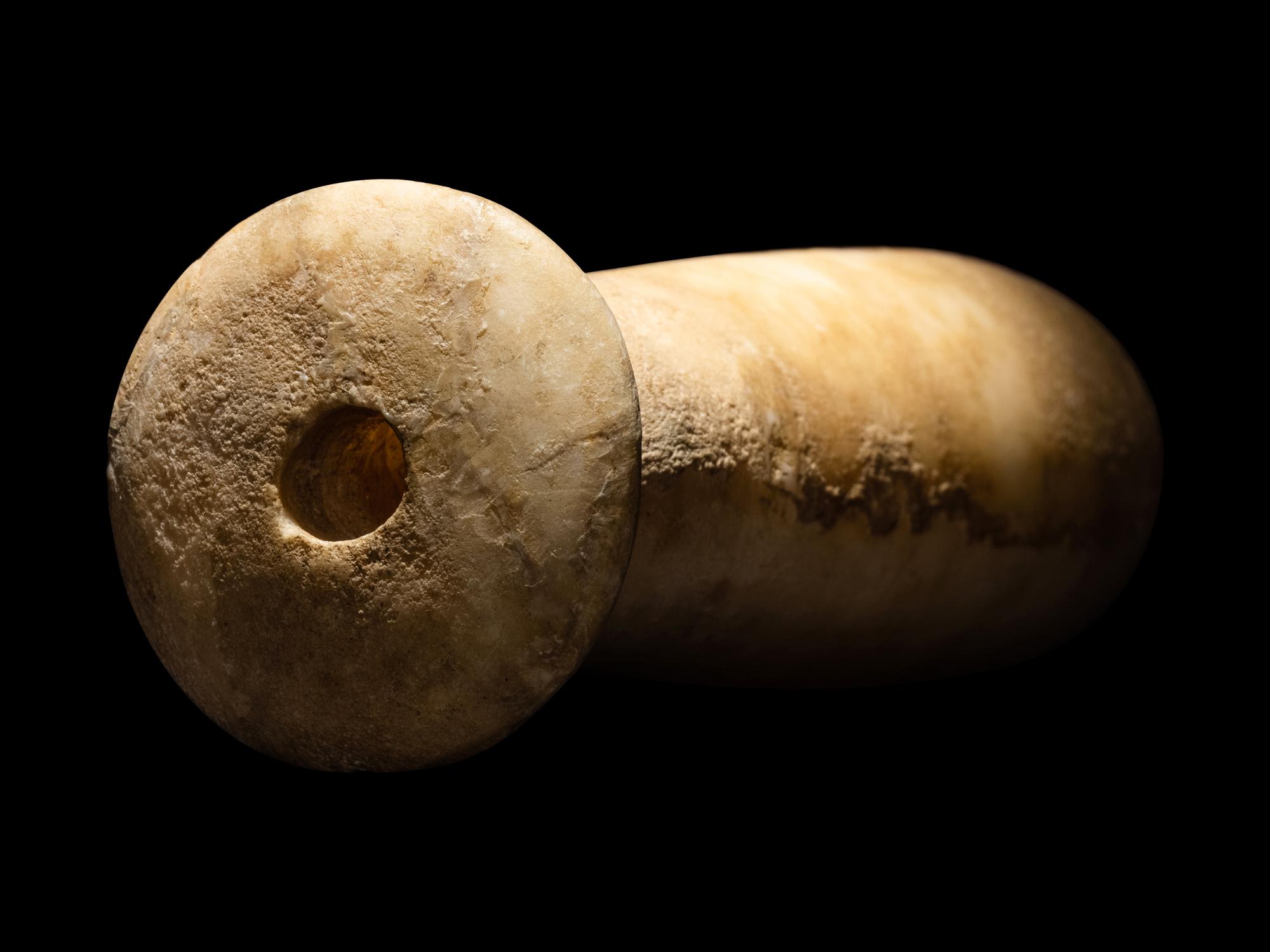 An Egyptian Marble Alabastron