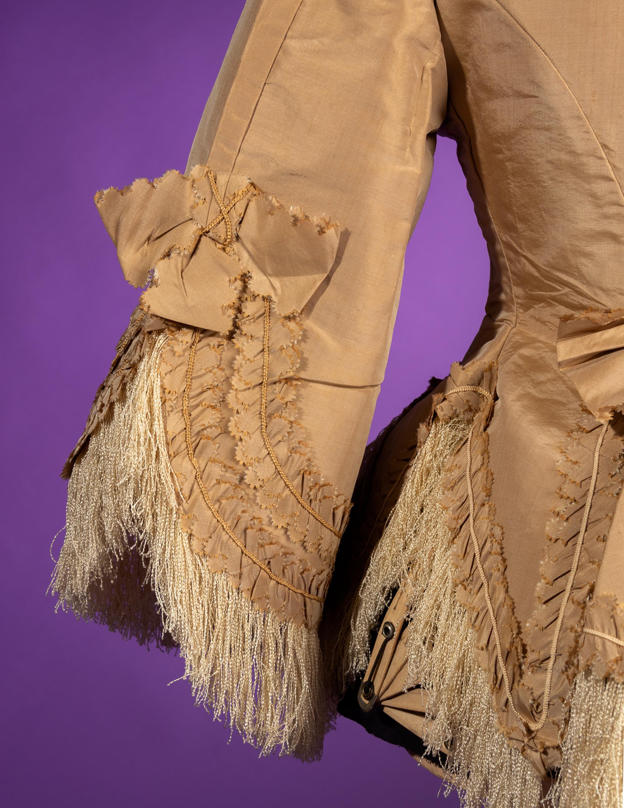 Two Silk Evening Bodices, 1870s