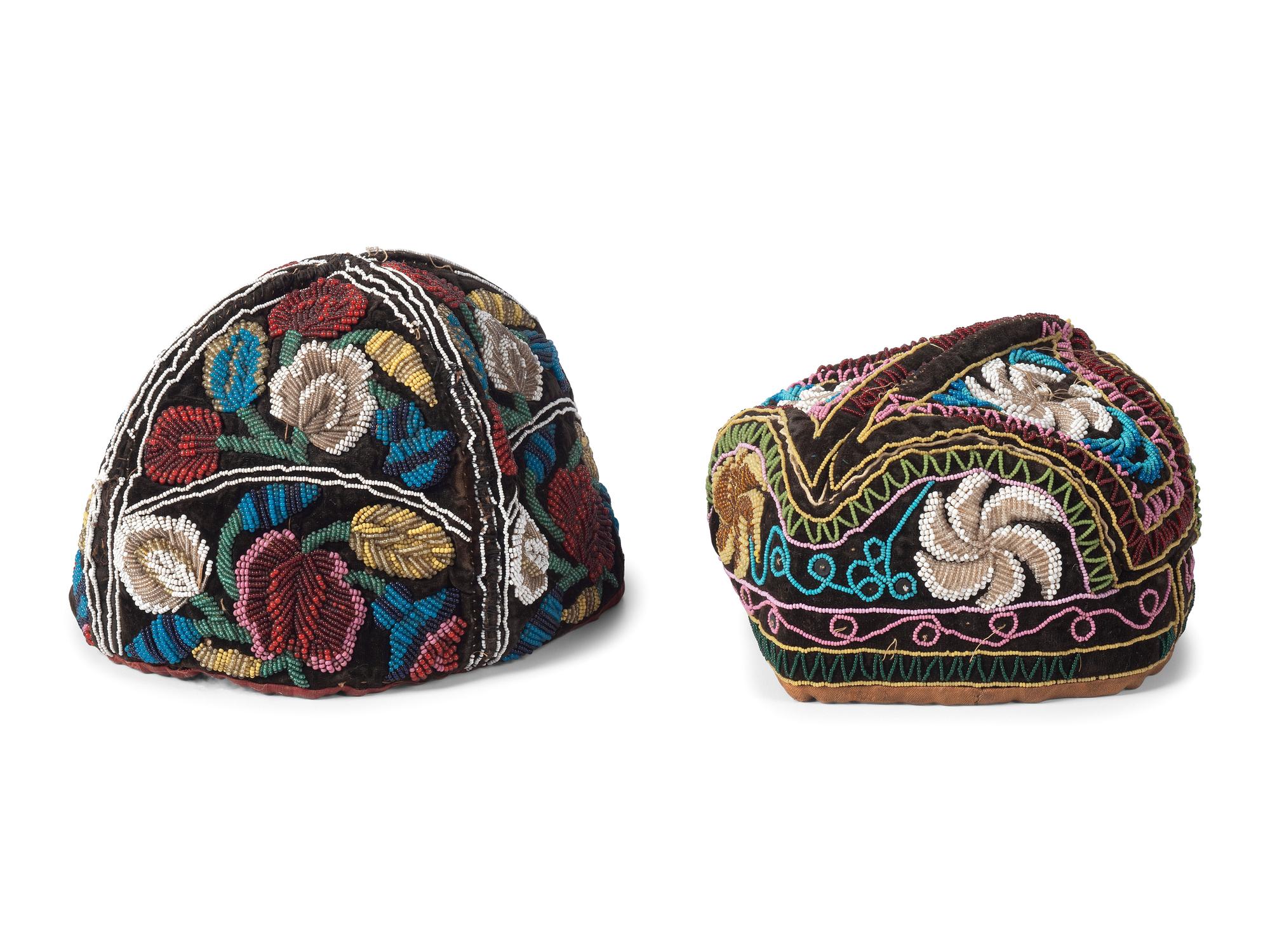 Haudenosaunee Beaded Caps