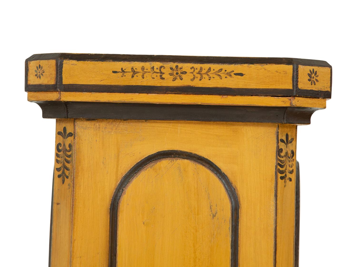 A Pair of Charles X Style Painted Pedestals