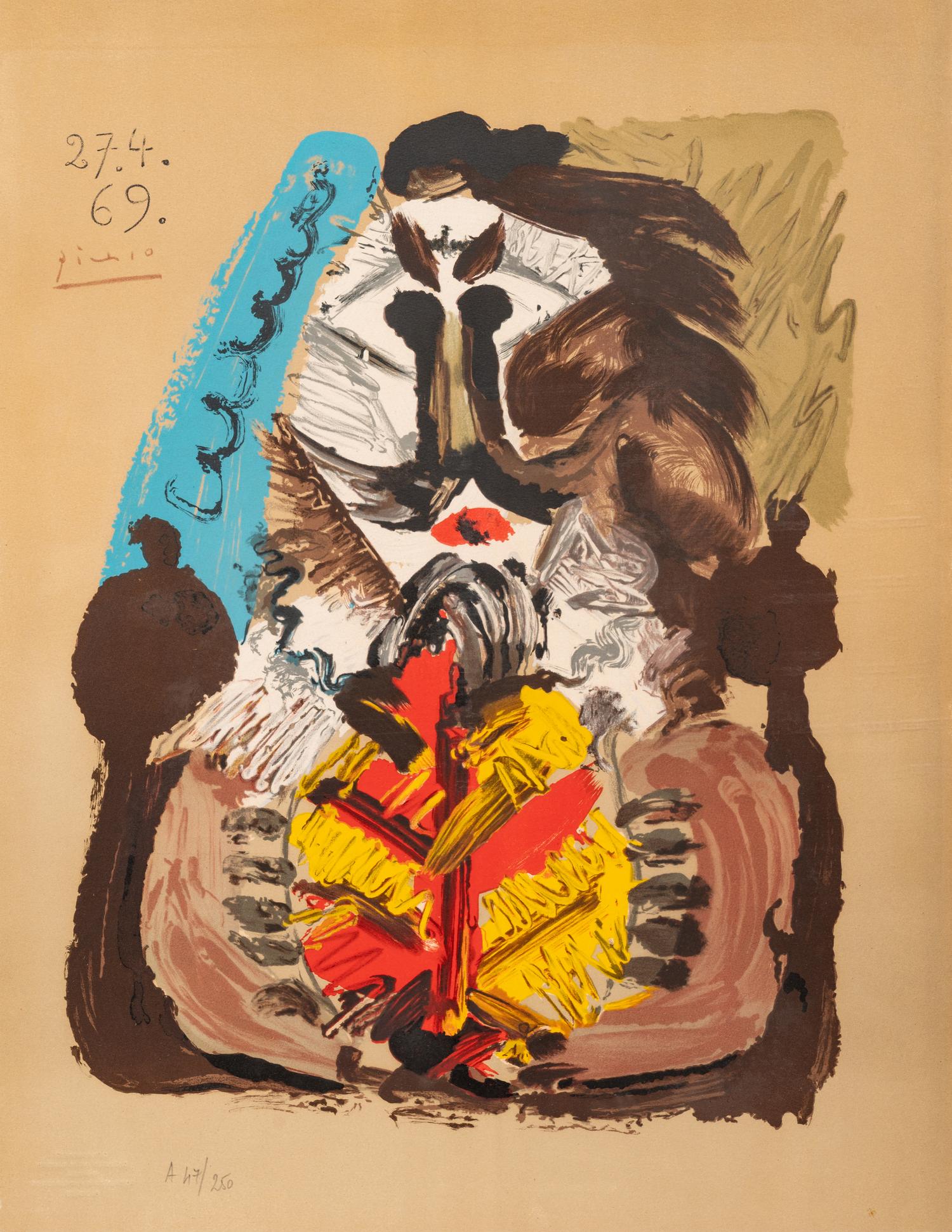 A group of three prints from Portraits Imaginaires