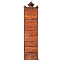 A Victorian Ebonized and Parcel Gilt Pier Mirror