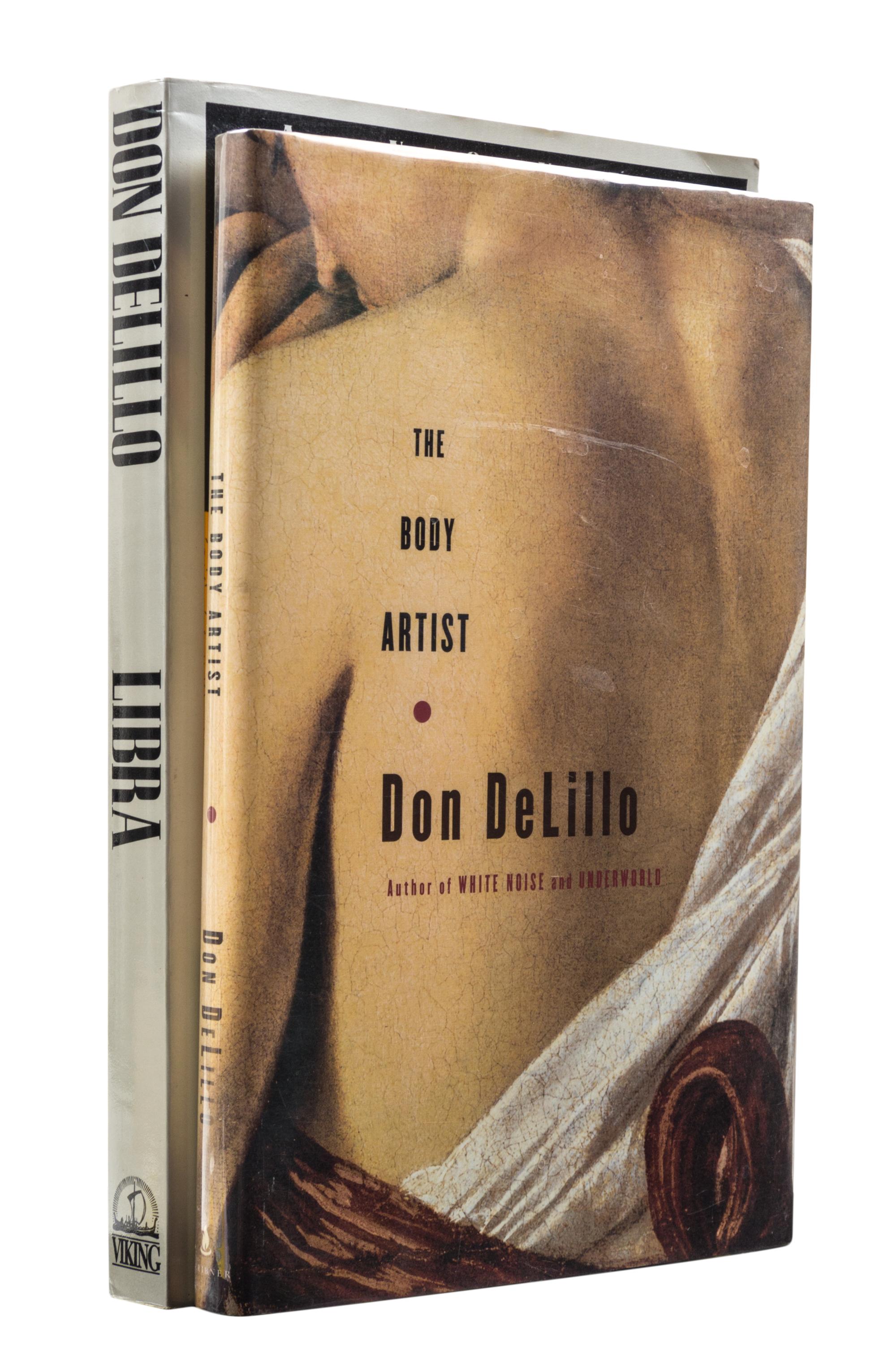 DELILLO, DON. Two first editions, including one advanced reading copy, inscribed.
