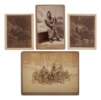 [NATIVE AMERICANS]. 16 photographs of Native Americans, incl. Nez Perce and Inuit subjects.