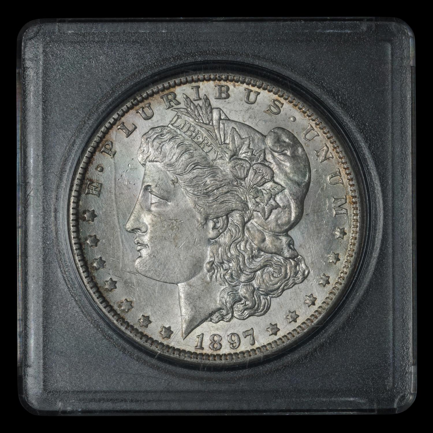 An 1897-O Morgan $1 Coin