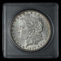An 1897-O Morgan $1 Coin