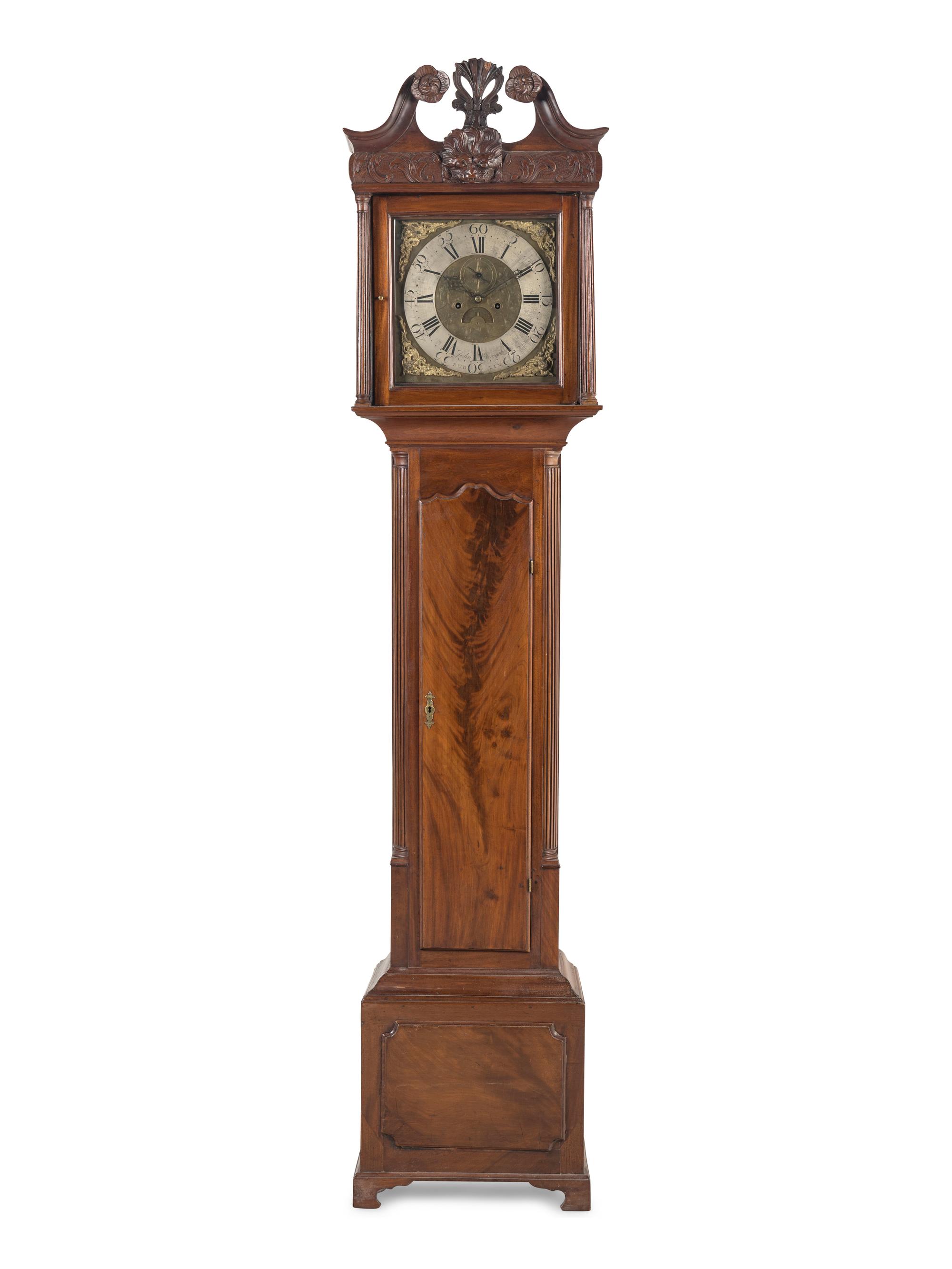 An Irish George III Mahogany Tall Case Clock