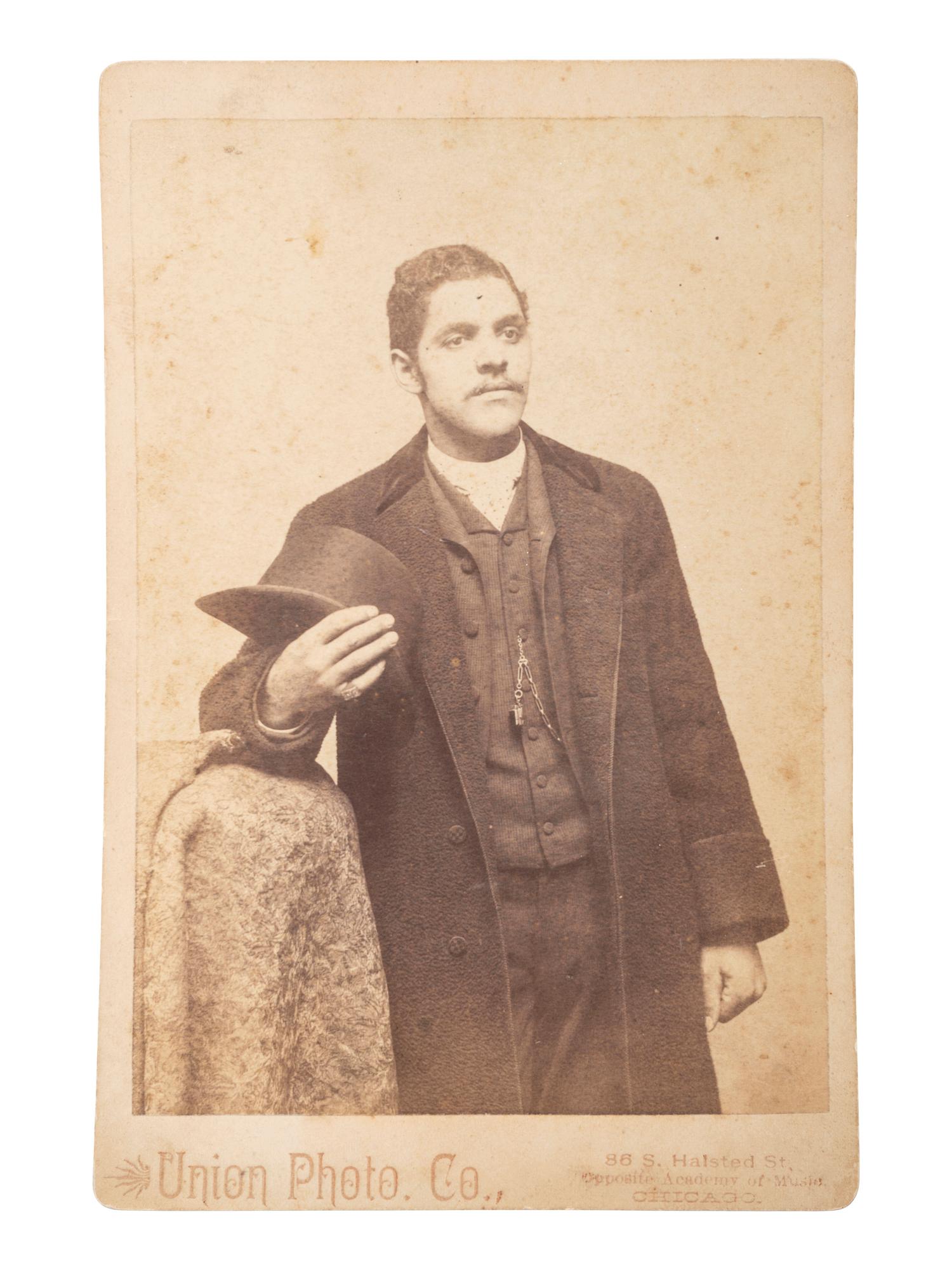 [HISTORIC PHOTOGRAPHY]. A group of 4 photographs of African American subjects. Ca late 19th-early 20th century.