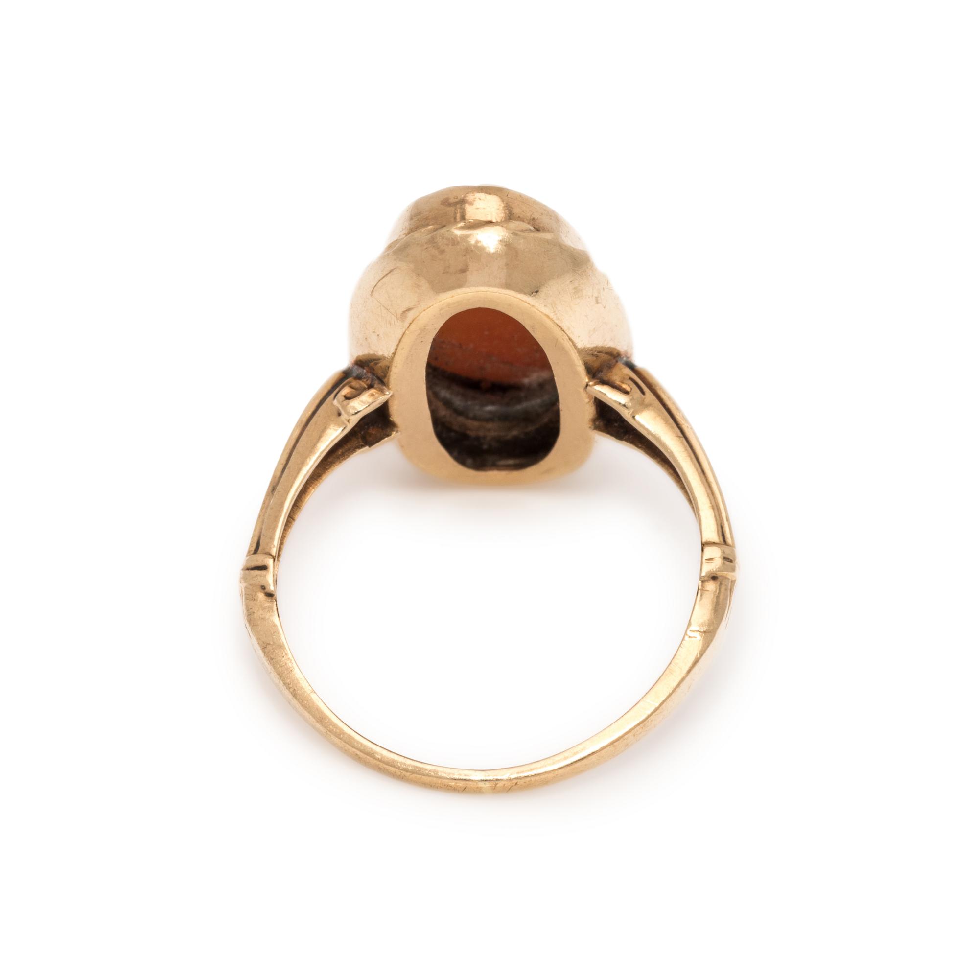 ANTIQUE, CAMEO RING