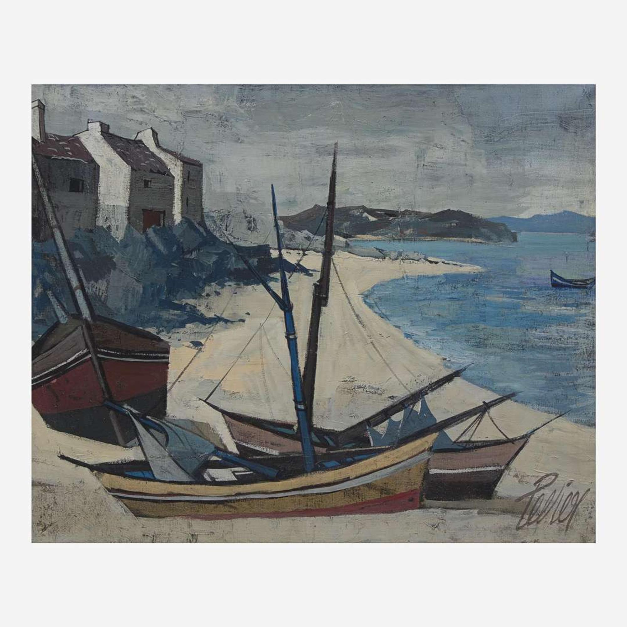Charles Levier (French/American, 1920-2003) Petit Port