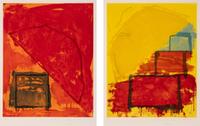 John Hoyland (British, 1934-2011) — Trace and Trickster, 1979 (two works)