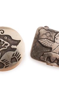 Navajo and Hopi Silver Pill Boxes
